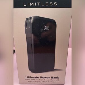 Limitless Ultimate Power Bank 15000mAh Portable Charger Digital Display Fast